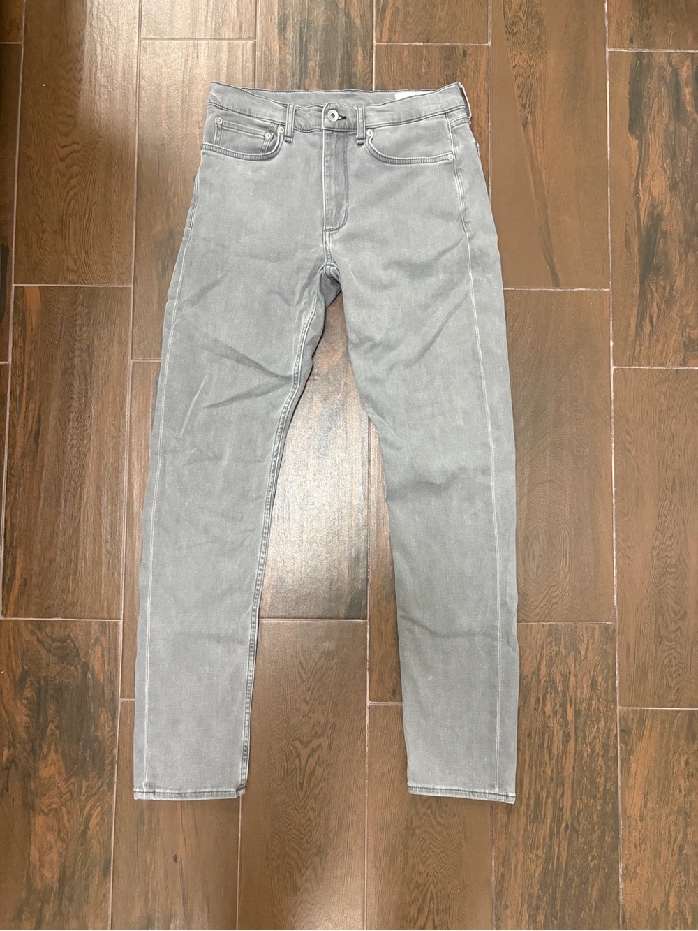 rag & bone Slim Jeans in Light Gray